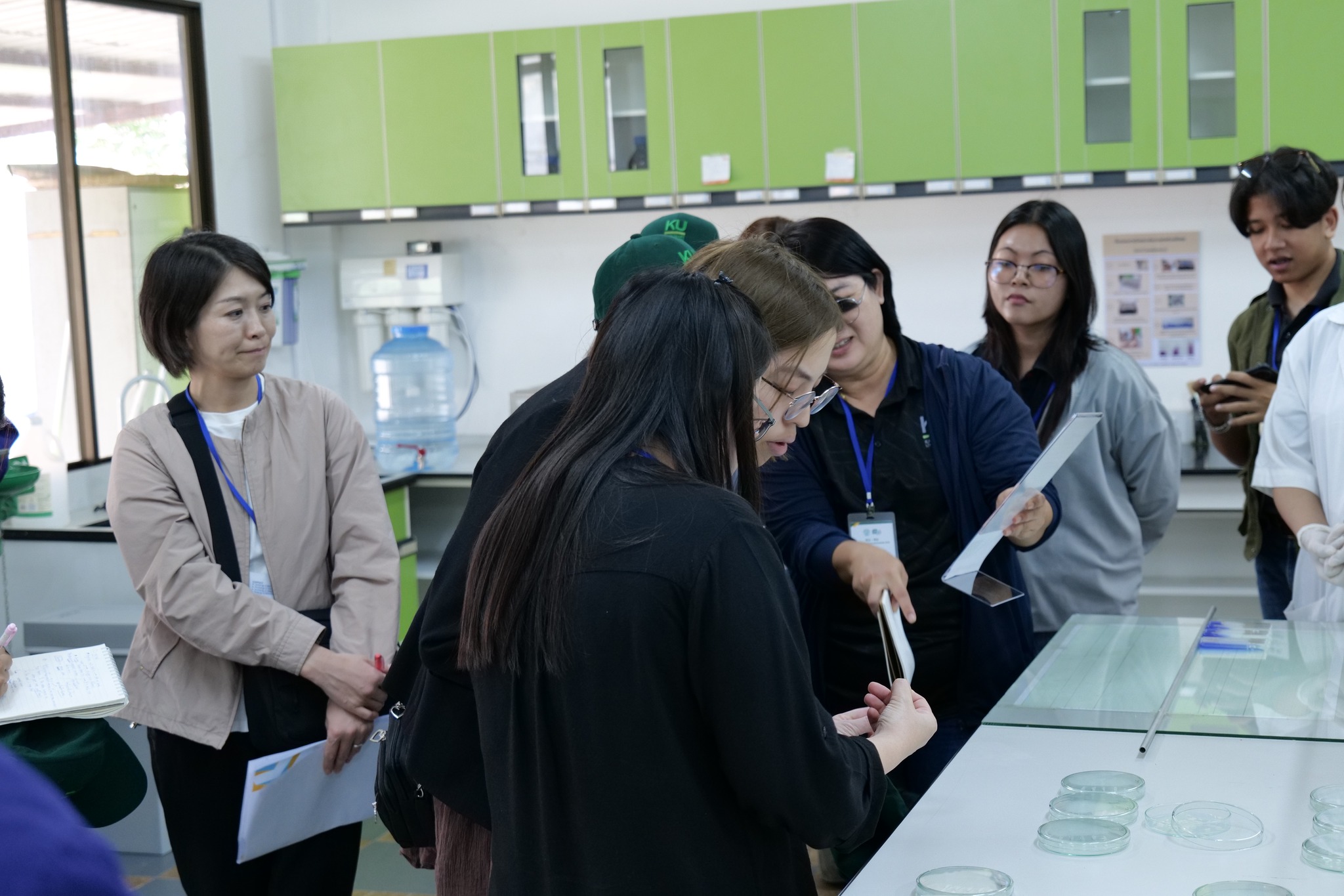 สถานีวิจัยรวมใจพัฒนาความรู้ให้การต้อนรับคณะศึกษาดูงานจากอาจารย์และนิสิต/นักศึกษา มหาวิทยาลัยเกษตรศาสตร์ วิทยาเขตกำแพงแสน และมหาวิทยาลัยนาโกย่า ประเทศญี่ปุ่น