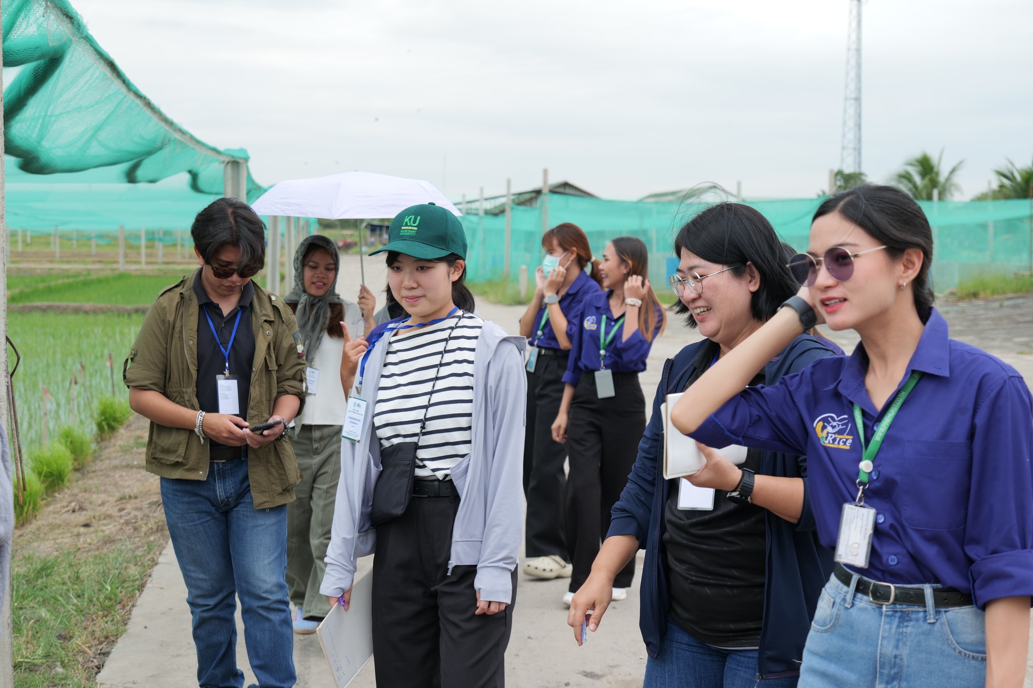 สถานีวิจัยรวมใจพัฒนาความรู้ให้การต้อนรับคณะศึกษาดูงานจากอาจารย์และนิสิต/นักศึกษา มหาวิทยาลัยเกษตรศาสตร์ วิทยาเขตกำแพงแสน และมหาวิทยาลัยนาโกย่า ประเทศญี่ปุ่น