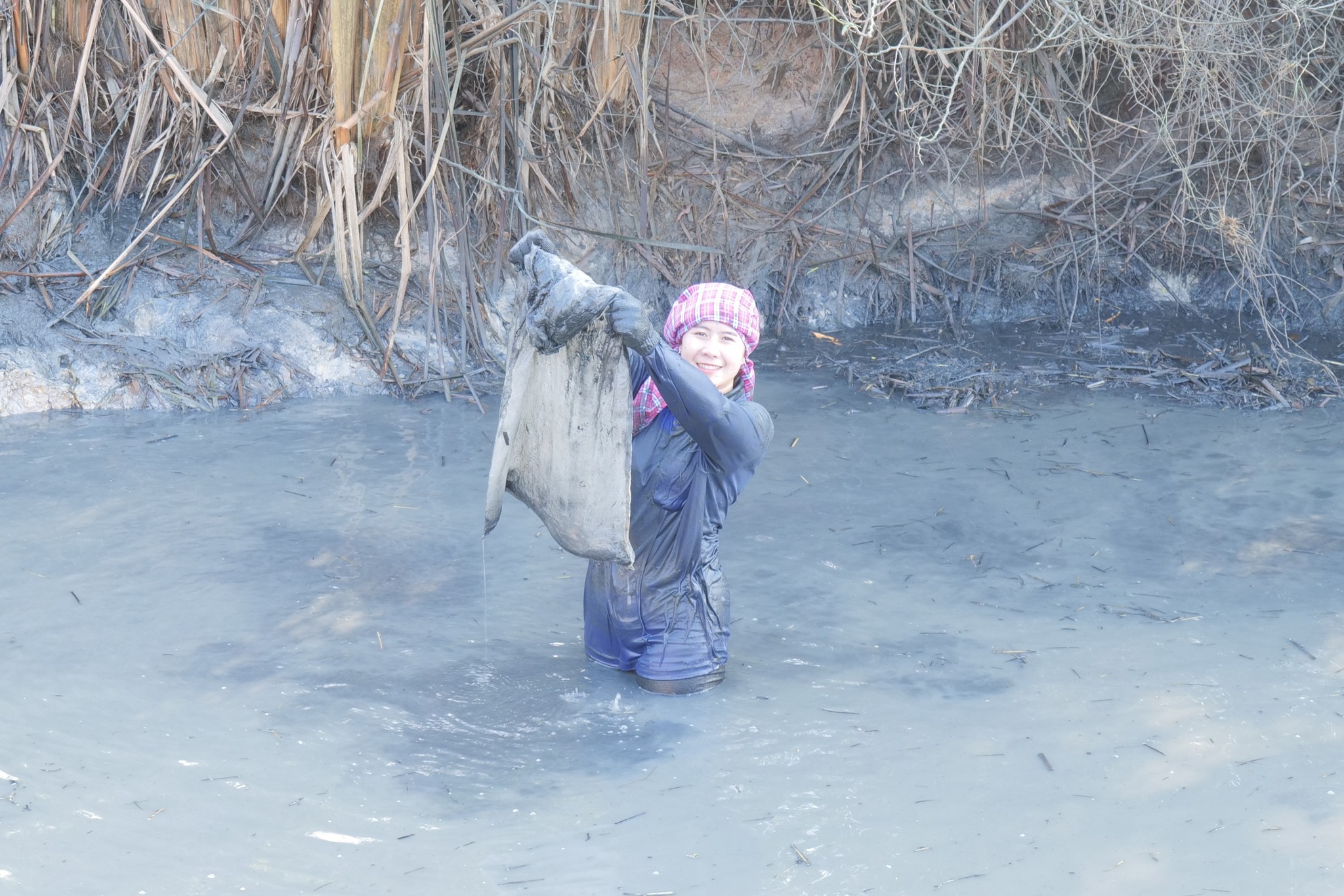 กิจกรรมขุดลอกบ่อประจำปี ต้อนรับปีใหม่