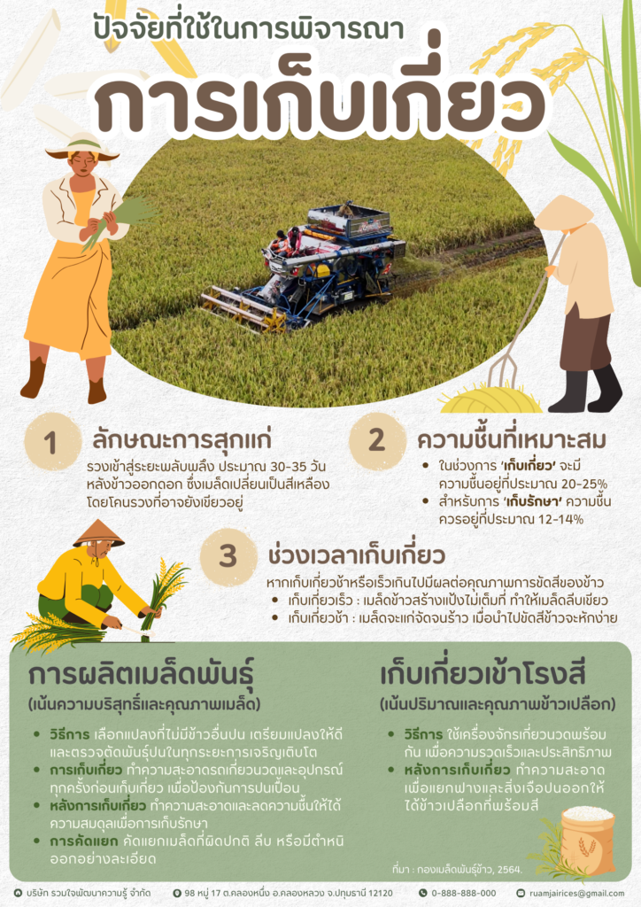 ปัจจัยที่ใช้ในการพิจารณาการเก็บเกี่ยว (5)
