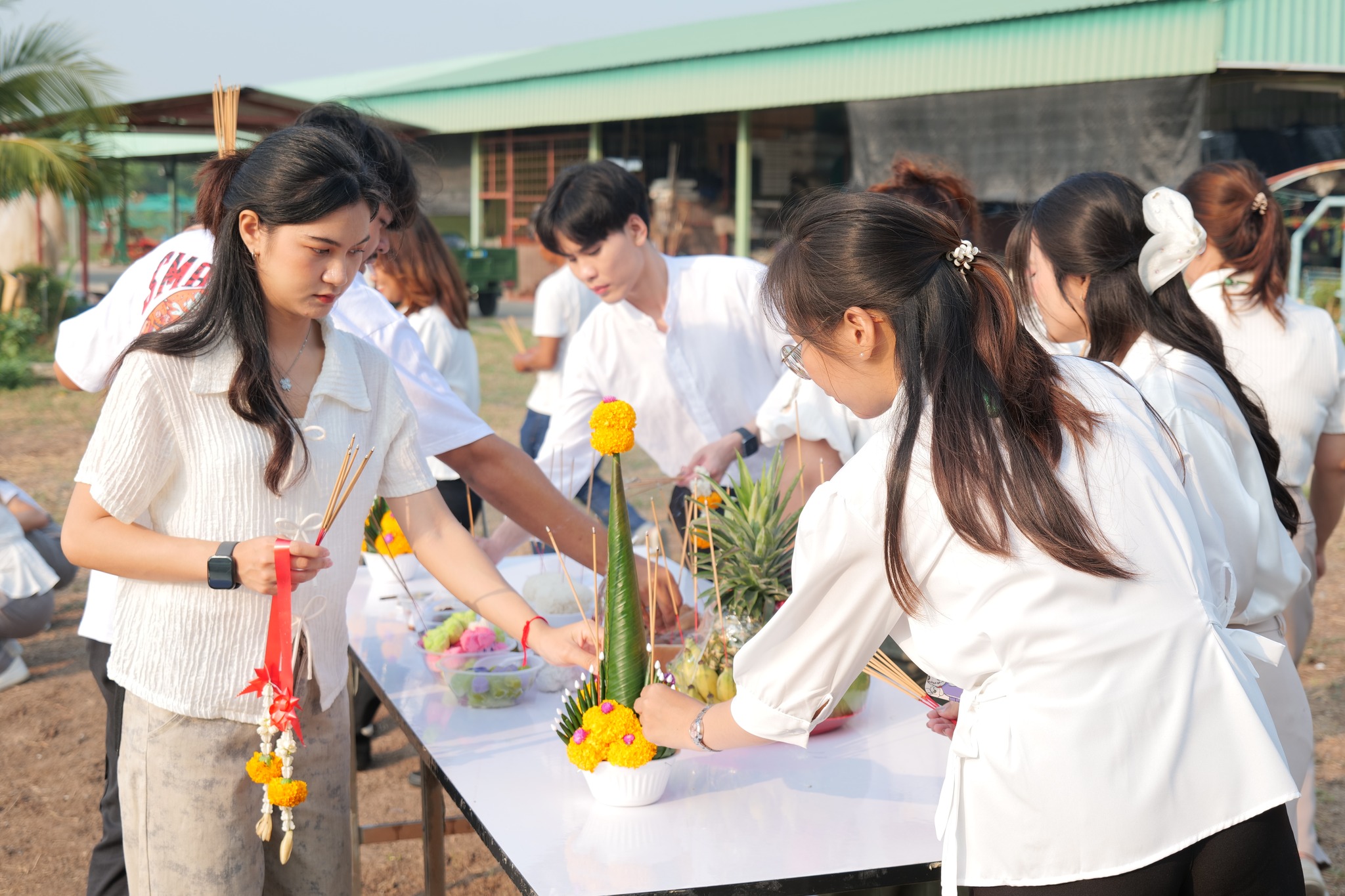 สถานีวิจัยรวมใจพัฒนาความรู้ ได้จัดกิจกรรมทำบุญประจำปี 2569